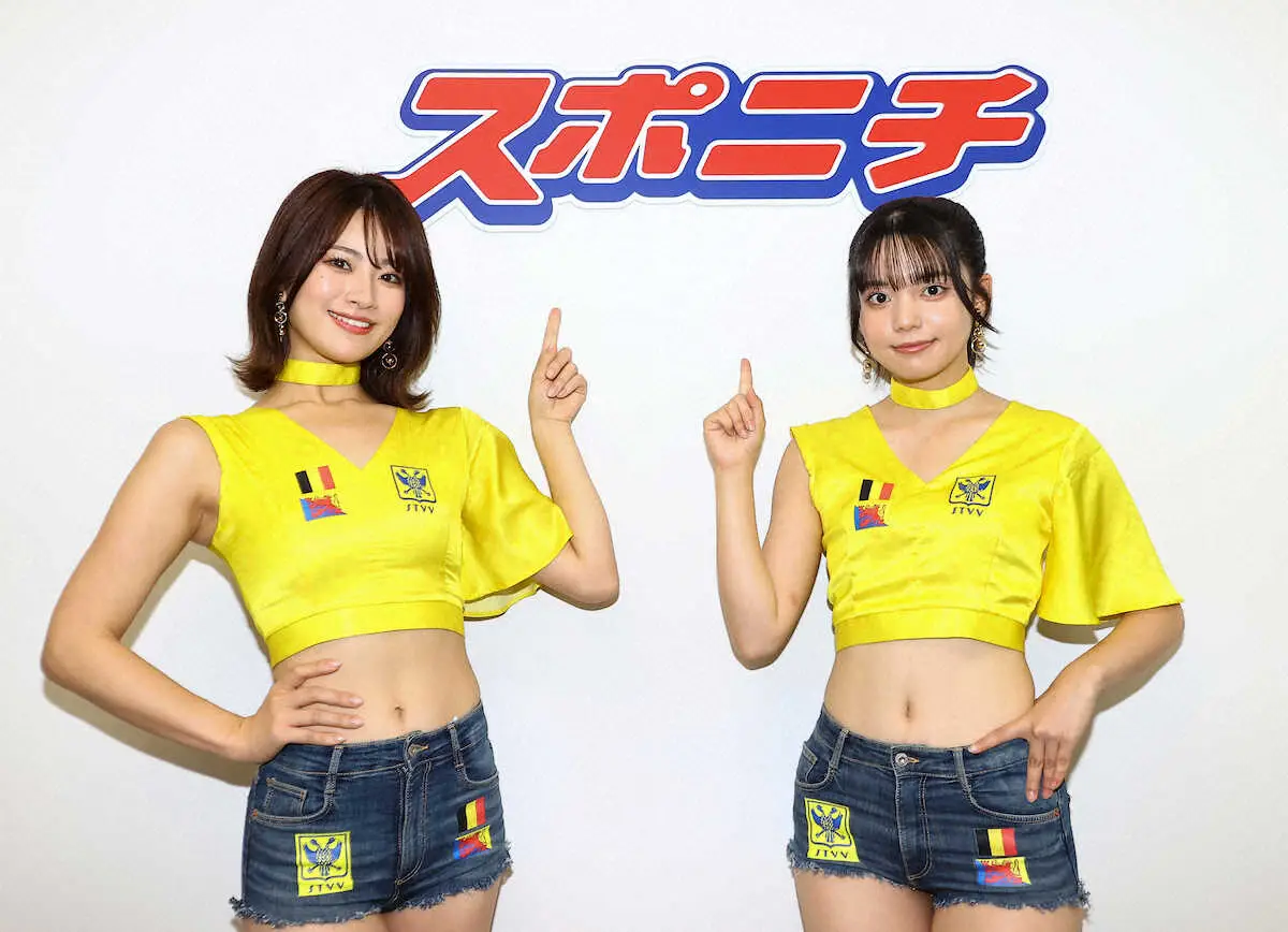 【画像・写真】日本からベルギーにエールを！「3代目シントトロイデンガールズ」結成　「全身全霊で盛り上げる」