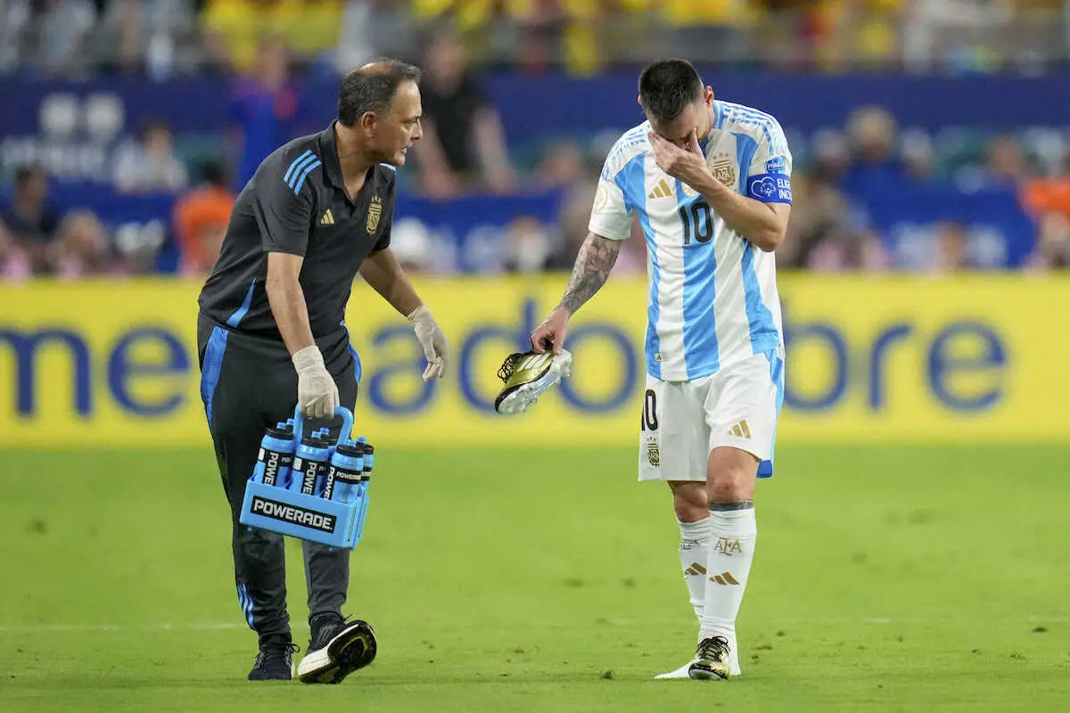 【画像・写真】アルゼンチンが南米選手権2連覇　メッシが涙の負傷交代もラウタロ・マルティネスが決勝点