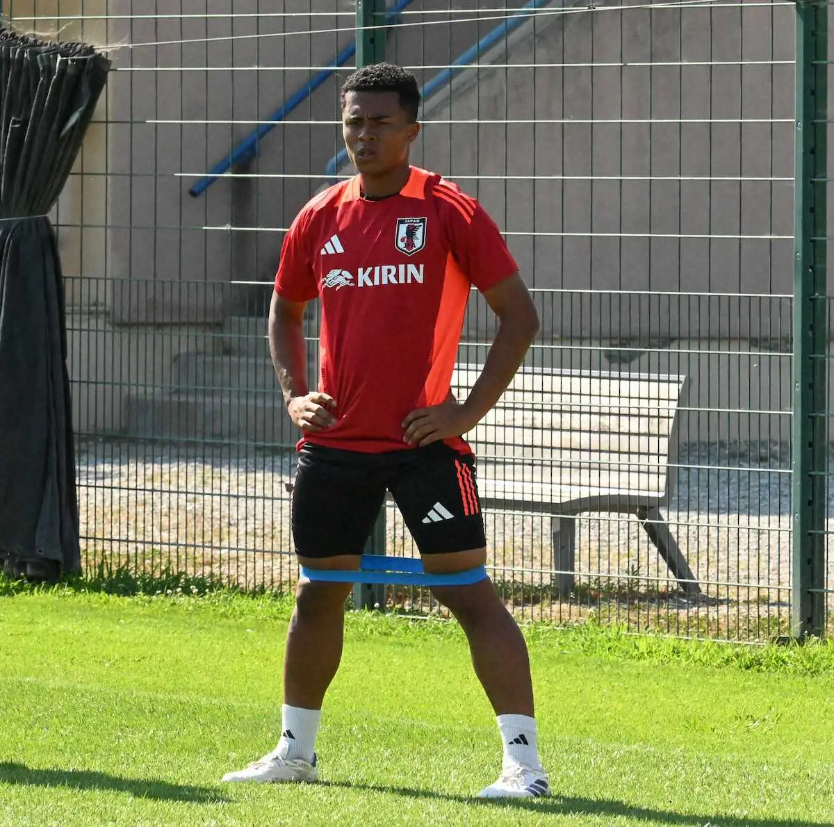 【画像・写真】主将に決まり、練習で汗を流す藤田
