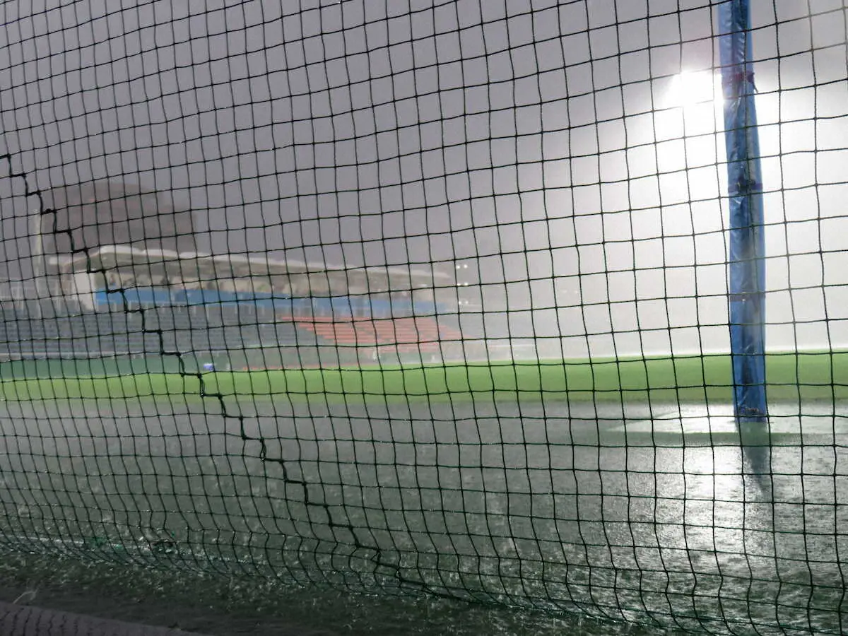 【画像・写真】U―18クラブユース決勝は雷雨の影響で40分1本勝負に変更　引き分けなら両チーム優勝