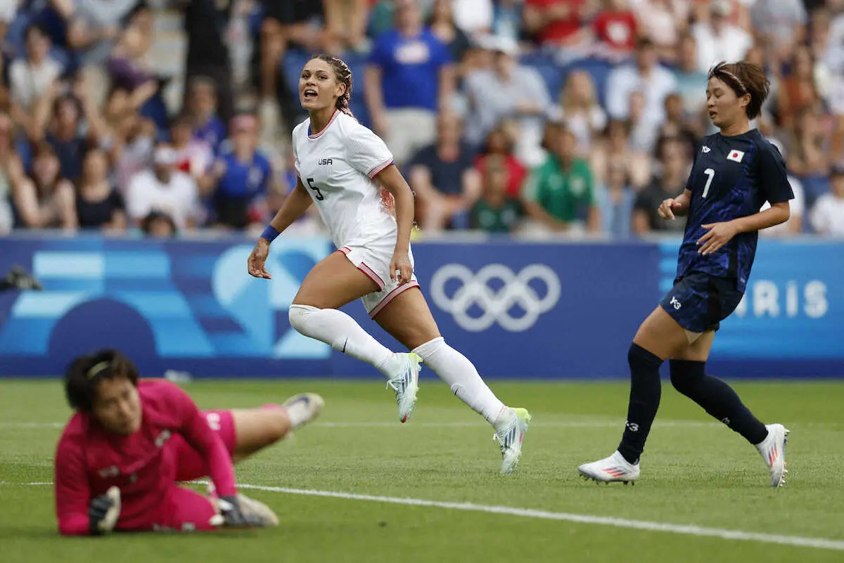 【画像・写真】【サッカー女子】米国代表ロッドマン　意識が飛んでた!?日本戦決勝弾に歓喜「キャリアの中で最高の瞬間」