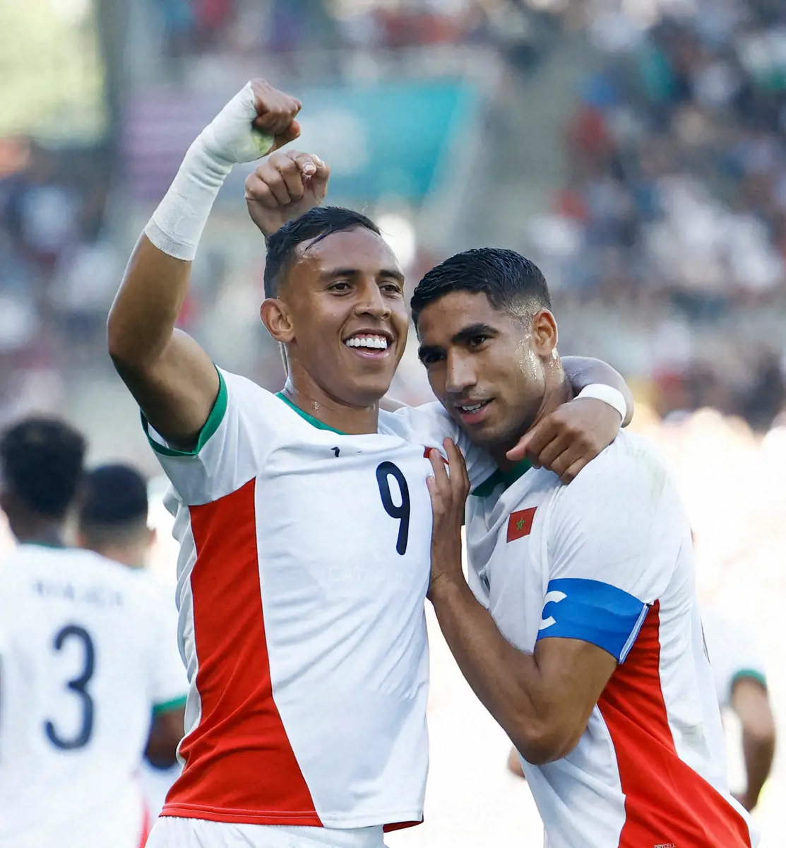 【画像・写真】【サッカー男子】モロッコ歴史的快挙!6発完勝で初の銅メダル獲得　FWラヒミ6戦連発は五輪史上初の偉業