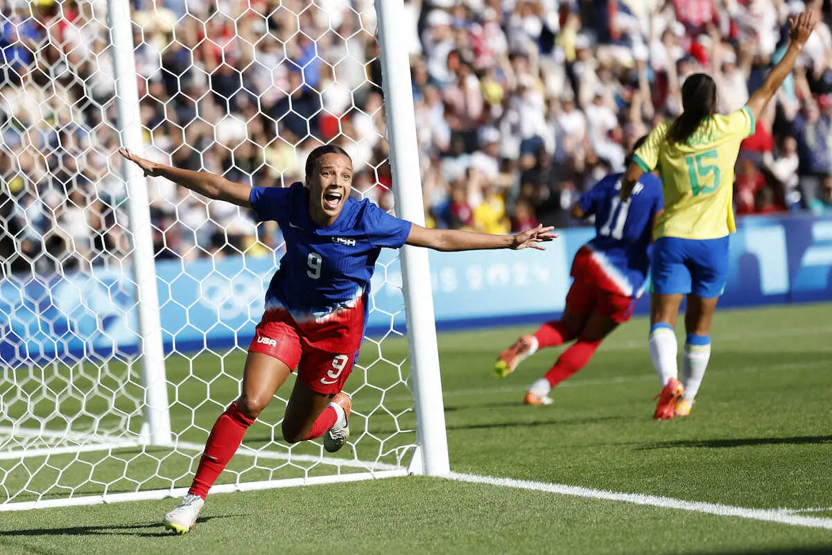【画像・写真】【サッカー女子】米国　12年ぶり金メダル獲得!またもブラジル撃破で史上最多記録更新5度目V