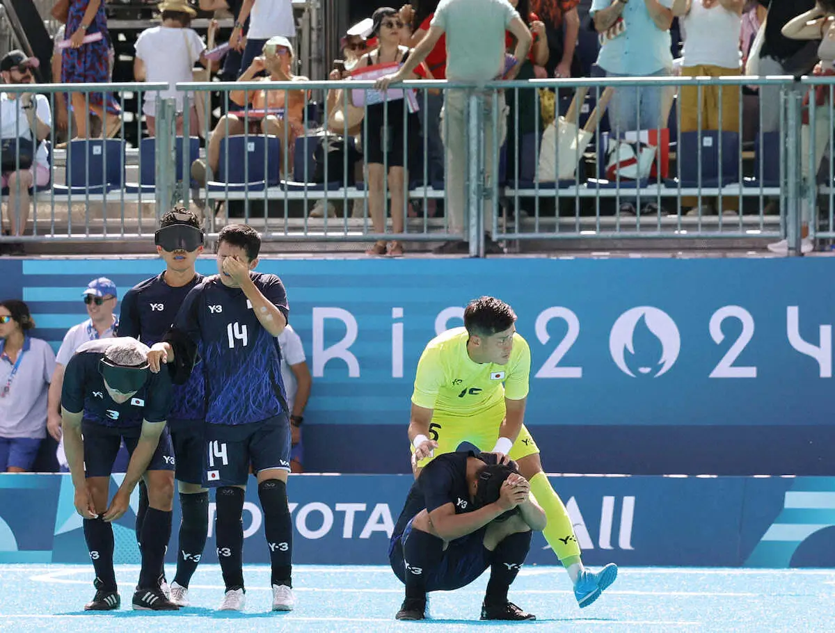 【画像・写真】【パリ・パラリンピック】ブラインドサッカー日本、連敗で準決勝進出が消滅　モロッコにも0-1で敗れる