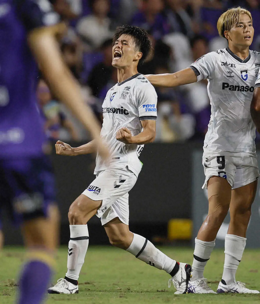 【画像・写真】G大阪　一番乗りで天皇杯4強進出　ポヤトス監督の「秘蔵っ子」岸本が決勝ゴール