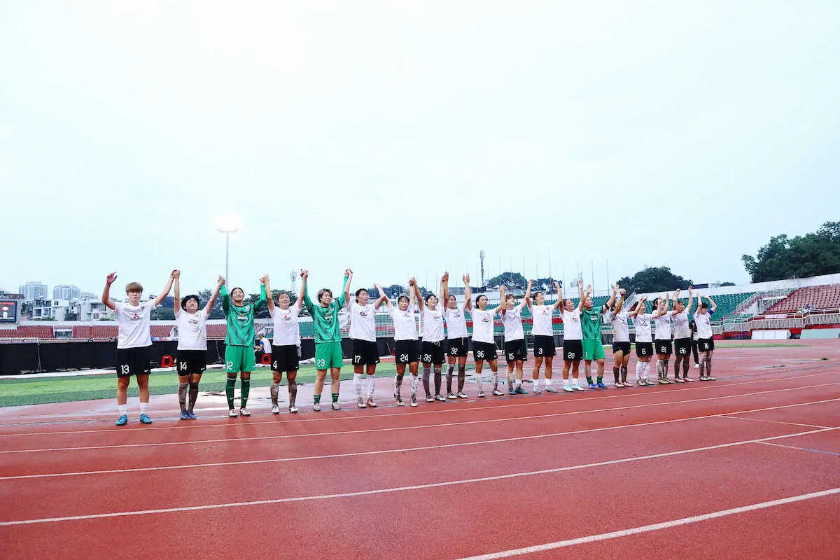 【画像・写真】三菱重工浦和　連勝で決勝T進出　MF塩越柚歩、MF丹野凜々香が2試合連発　新設の女子ACL