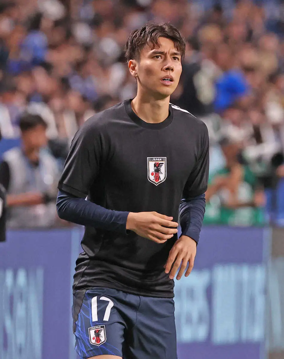 【画像・写真】森保ジャパン　W杯最終予選開幕4連勝へ　サウジ戦から2人入れ替え、田中碧、久保がスタメン