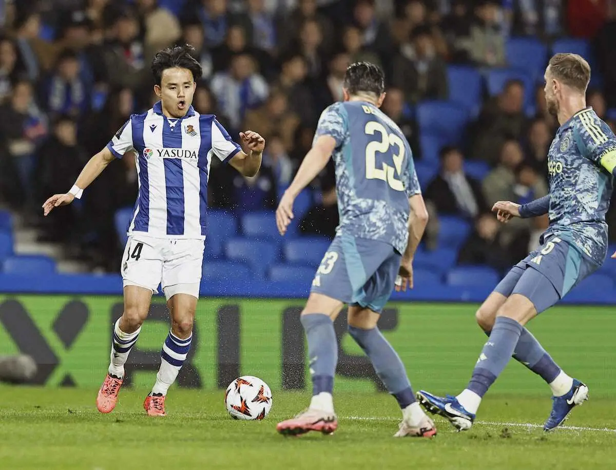 【画像・写真】ソシエダ久保　マラドーナかメッシのような“神懸かり”1G1A　FIFAベストイレブン候補にも選出