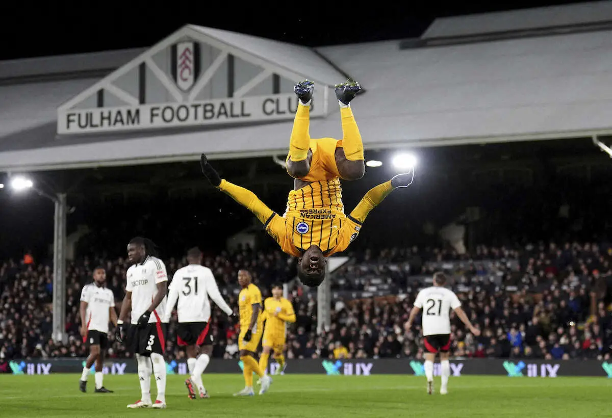 【画像・写真】ブライトン三笘　3戦連発ならず…フル出場で好機演出もフラムに敗れ4試合ぶり黒星