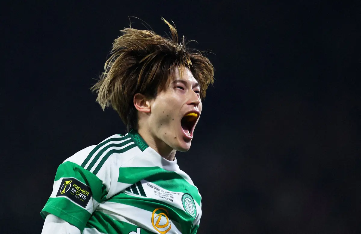 【画像・写真】日本代表トリオが大暴れ！セルティック4発快勝　旗手がアシスト！古橋2発!!大然2戦連発