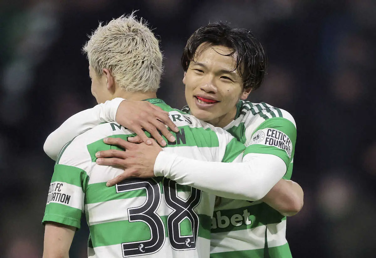 【画像・写真】セルティック　前田大然＆旗手怜央のアベック弾で上位対決制す