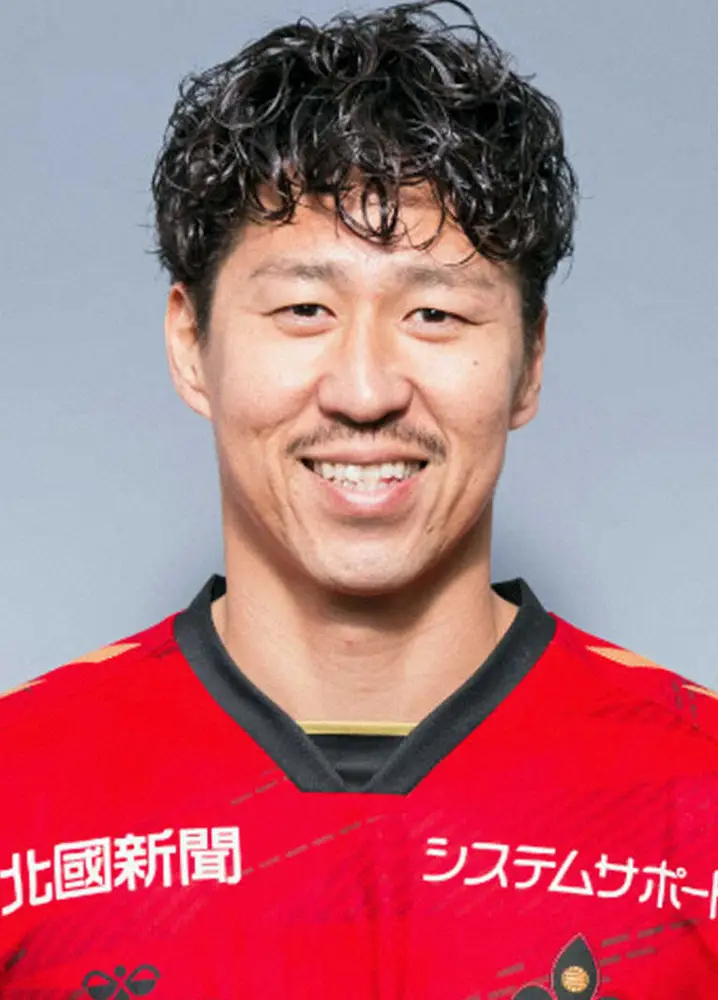 【画像・写真】　J3金沢の豊田陽平（クラブ提供）