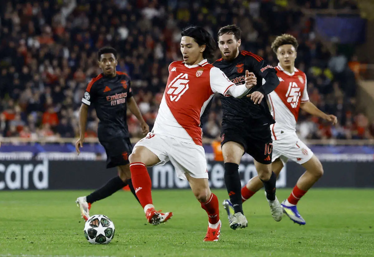 【画像・写真】【欧州CL】上田フェイエがミランに先勝、南野モナコはホームでベンフィカに苦杯