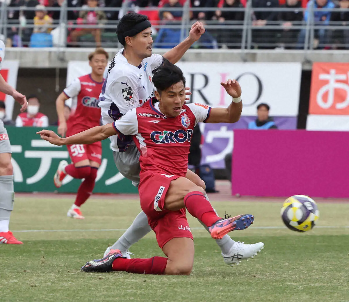 【画像・写真】岡山　J1初勝利!　DF田上がクラブJ1初ゴール「持ってるな」FW木村が追加点、京都を下す
