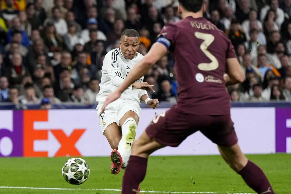 【画像・写真】【欧州CL】エムバペ3発マンC粉砕！　4季連続対決に完勝の王者Rマドリードが決勝Tへ