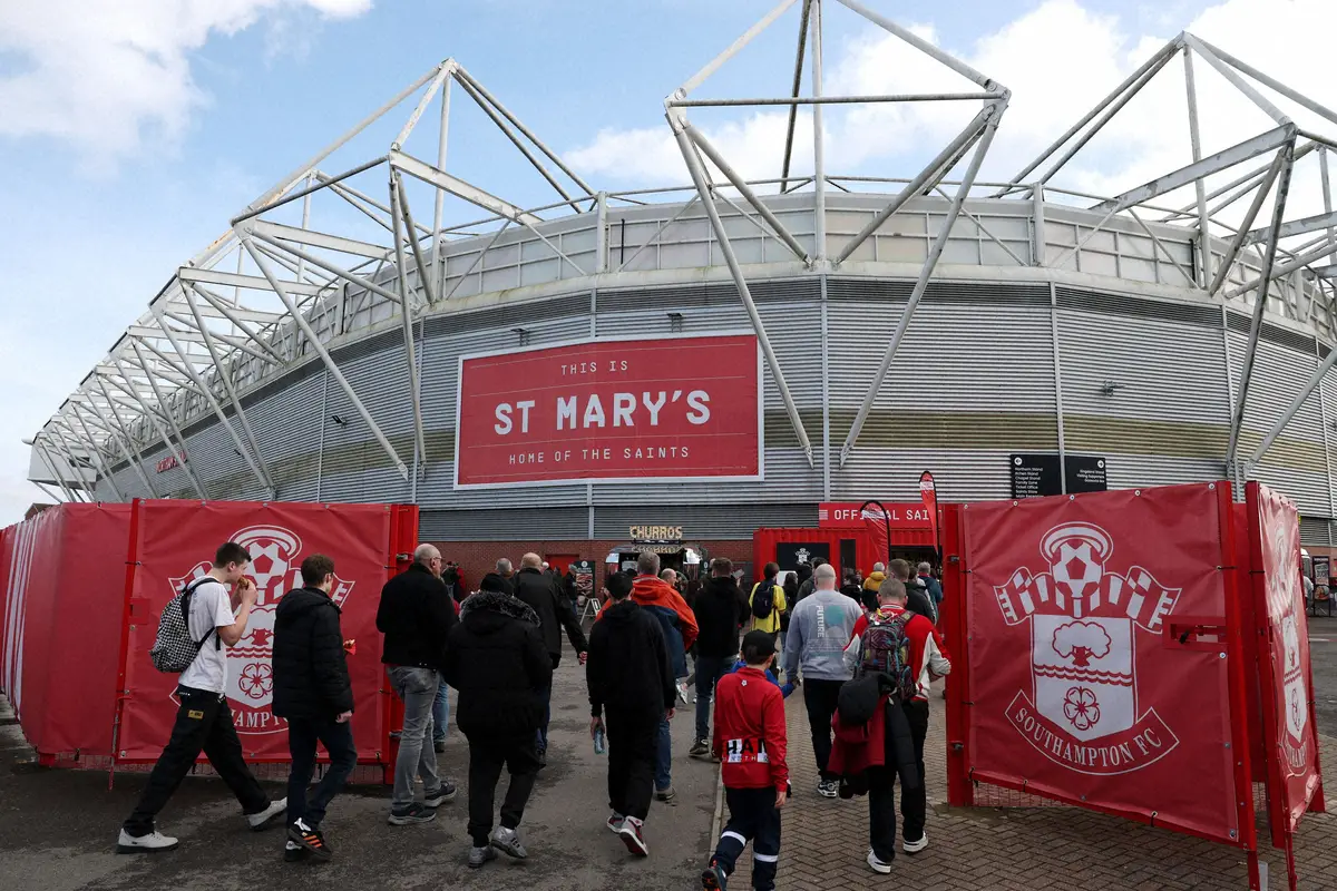 【画像・写真】サウサンプトンの本拠、セントメリーズスタジアムの外観（ロイター）
