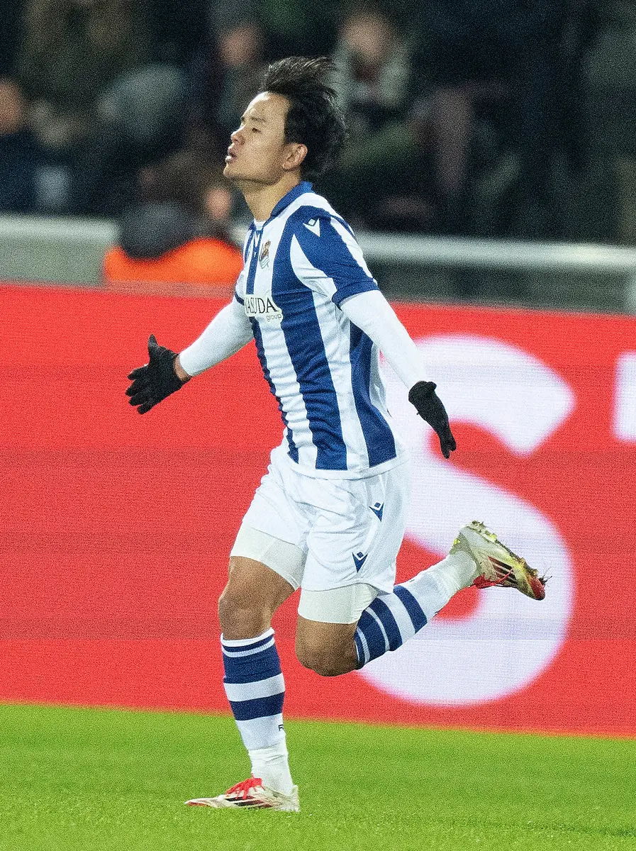 【画像・写真】ソシエダ久保　勝利呼んだ圧巻ゴラッソ!　チーム単独トップ5点目で今季6度目のMOM選出