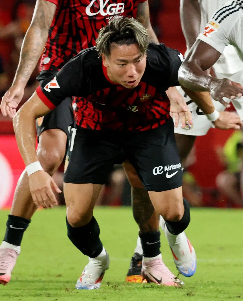 【画像・写真】マジョルカ浅野　逆転勝利呼んだ!　味方PK失敗直後の同点弾がネットで反響「神出鬼没」「鋭い嗅覚」