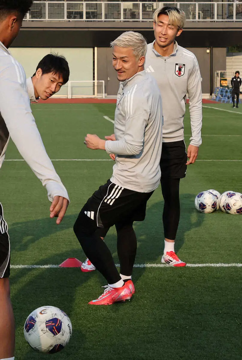 【画像・写真】「チャンスを生かす」前田大然が上田離脱の1トップに名乗り　今季ゴール量産で「自信を持って代表に来た」