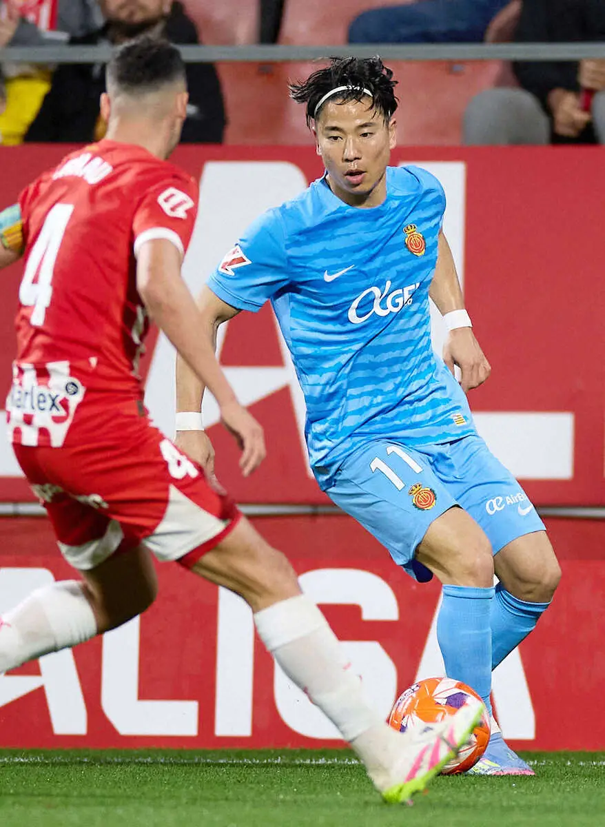 【画像・写真】マジョルカ浅野は右太腿裏負傷から4試合ぶり復帰も不発　チームは10位後退