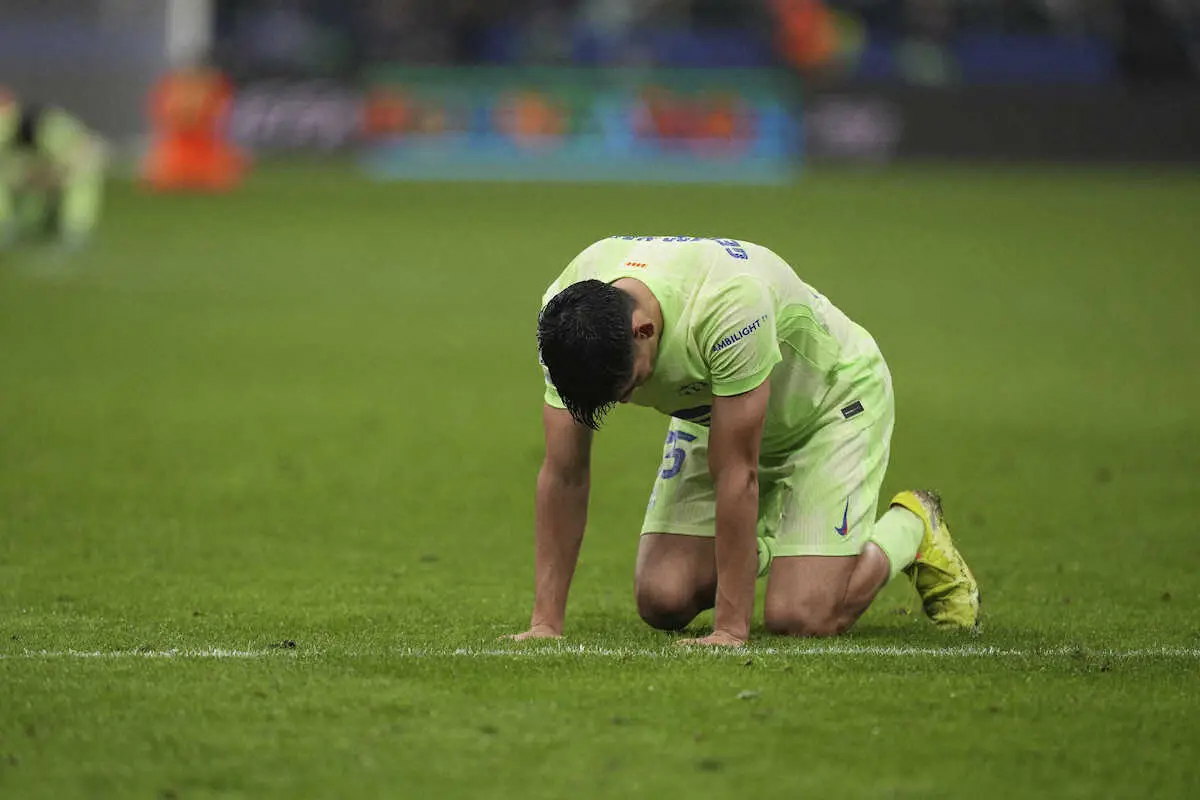 【画像・写真】【欧州CL】バルサ10季ぶりV夢散　土壇場追いつかれ延長で力突く　指揮官恨み節「審判の判定は全て…」