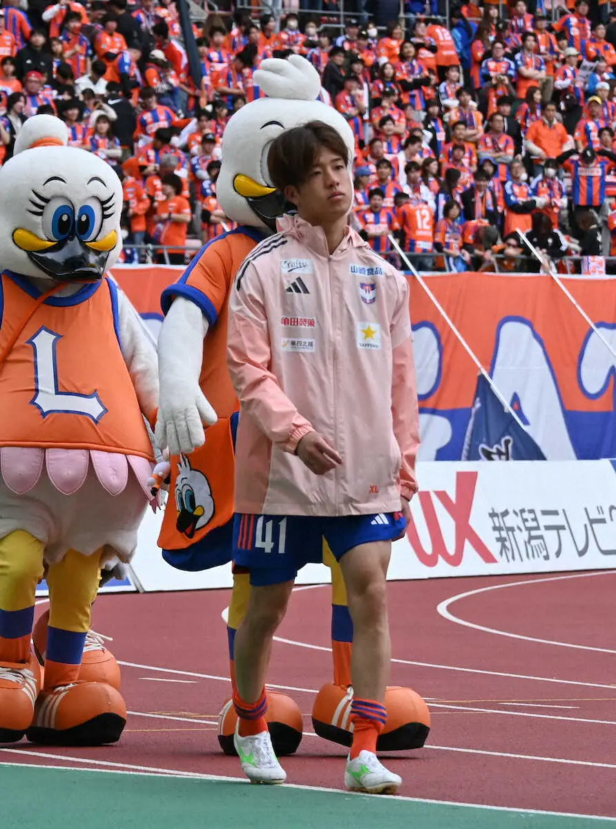 【画像・写真】新潟がMF長谷川のゴールで先制も…浦和に追いつかれ今季ホーム初勝利ならず