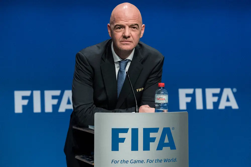 【画像・写真】FIFAのインファンティノ会長（AP）