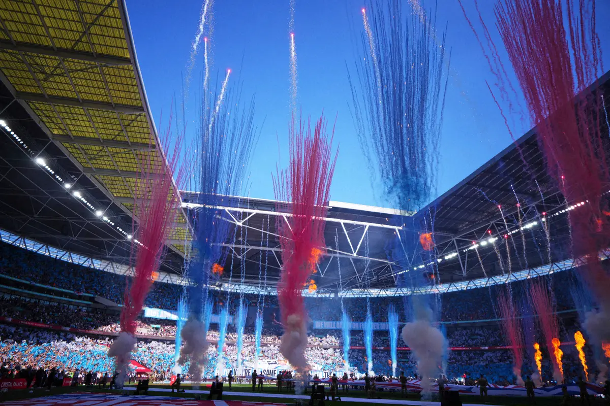 【画像・写真】FA杯決勝の舞台となったロンドン・ウェンブリースタジアム（AP）