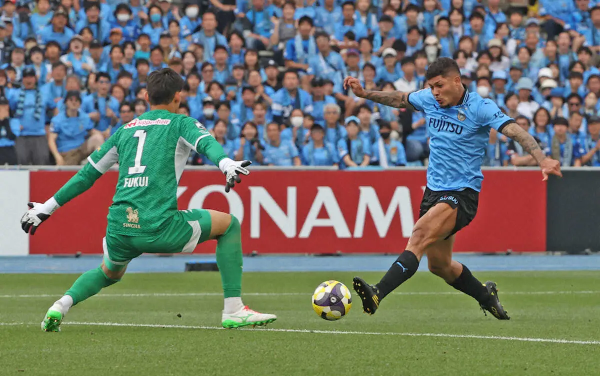 【画像・写真】川崎Fは2連勝で6位浮上　途中出場のエリソンが今季初の1試合2得点