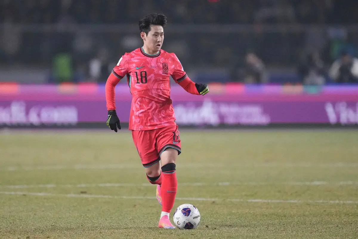 【画像・写真】韓国代表のMFイ・ガンイン（AP）