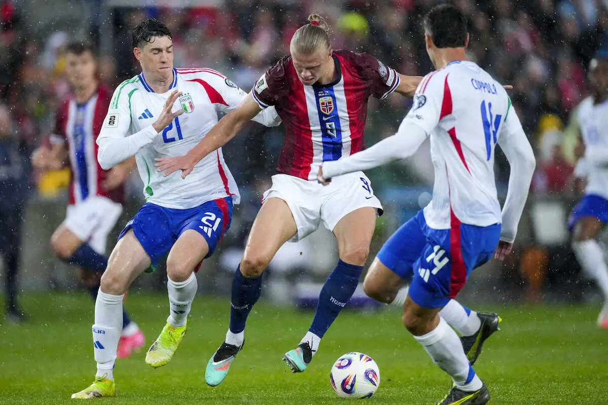 【画像・写真】W杯予選でイタリアが黒星発進　ノルウェーに0―3完敗