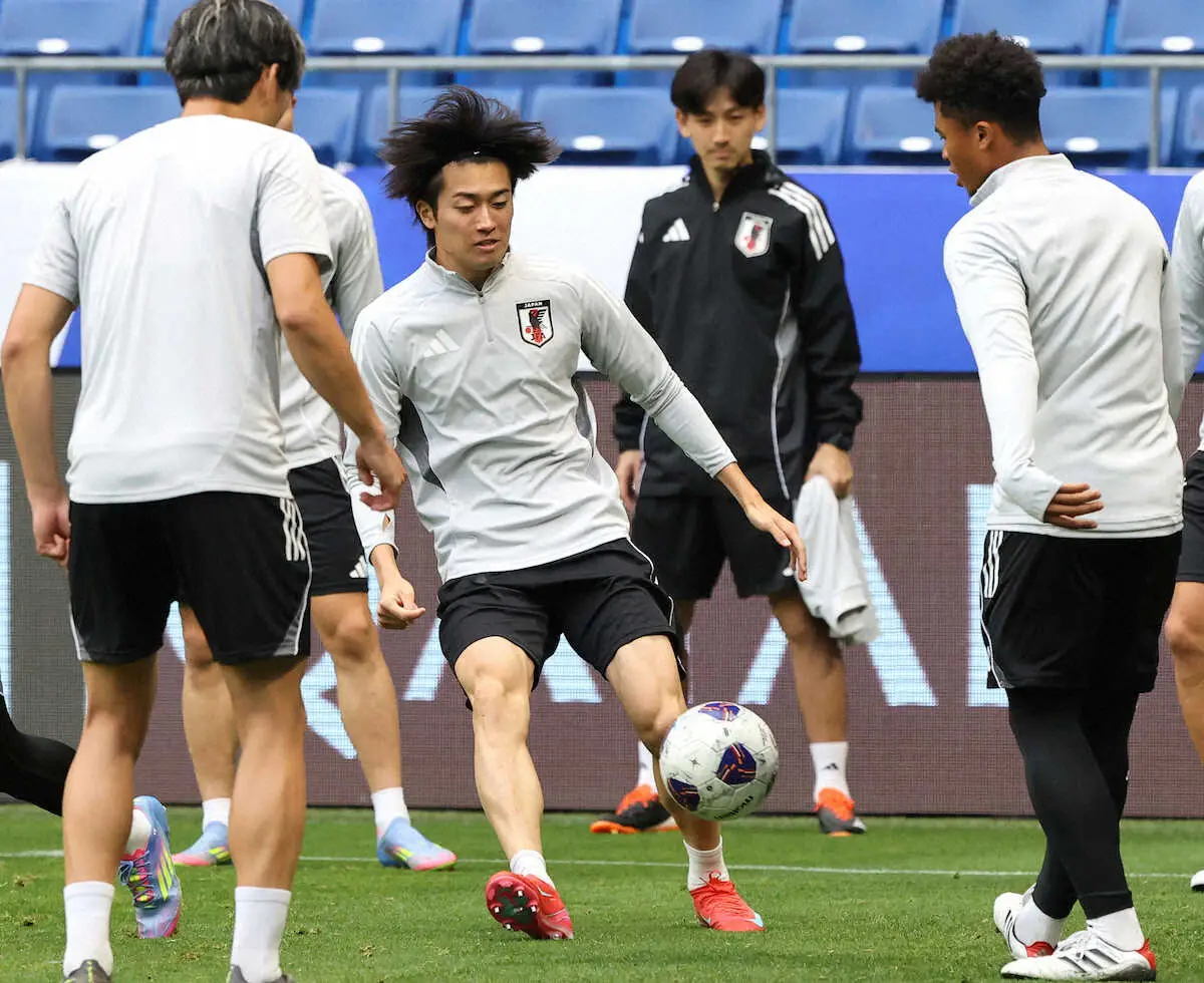 【画像・写真】森保JAPAN・中村敬斗　パナスタ凱旋弾「取りたい」　かつてのホームで「みんなに良い姿を見せたい」