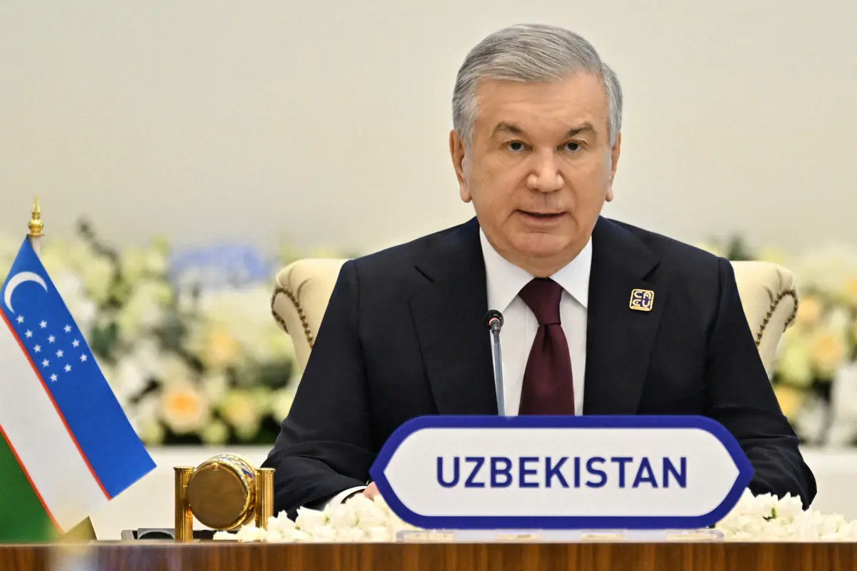【画像・写真】ウズベキスタンのミルジヨエフ大統領（AP）