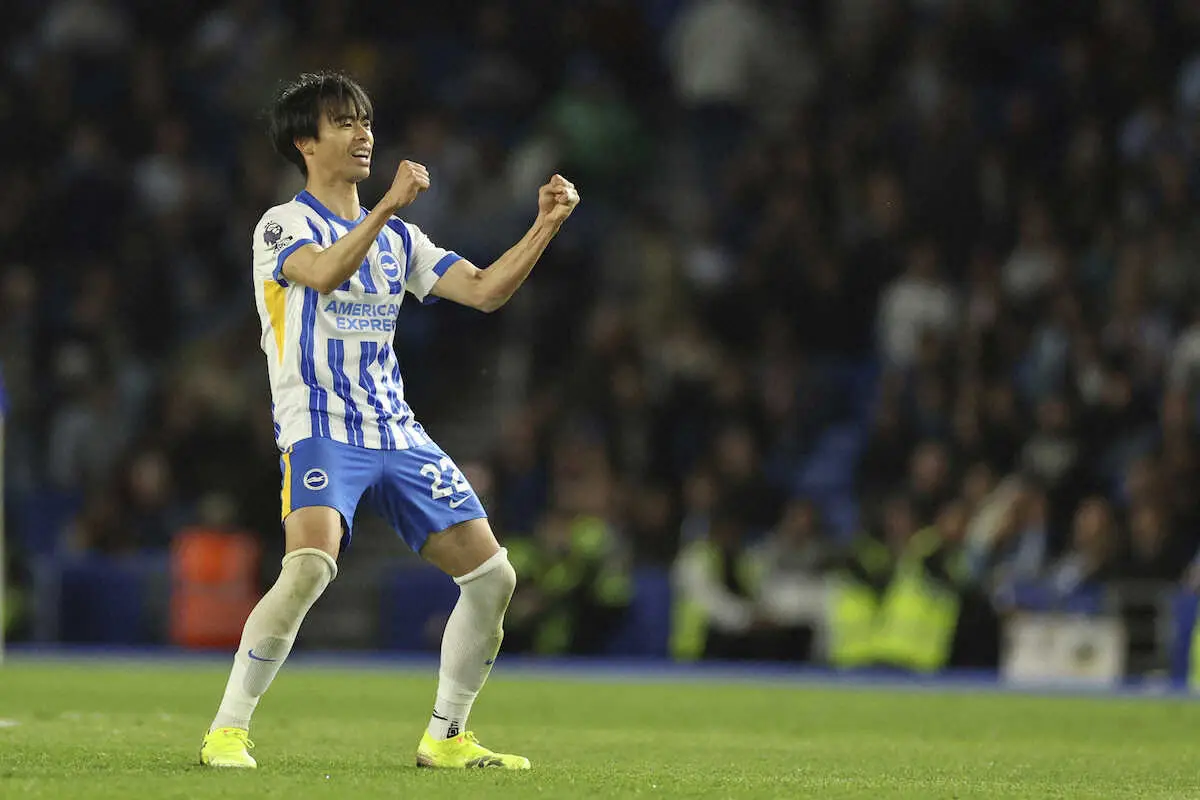 【画像・写真】ブライトン三笘薫が公式サイトで今季総括「サッカーは1試合で全てが変わる」　