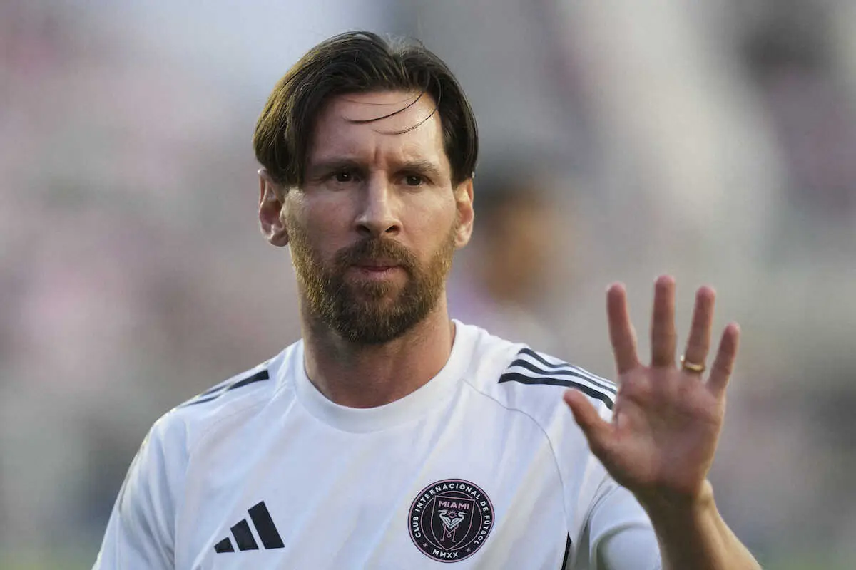 【画像・写真】マイアミのメッシ（AP）