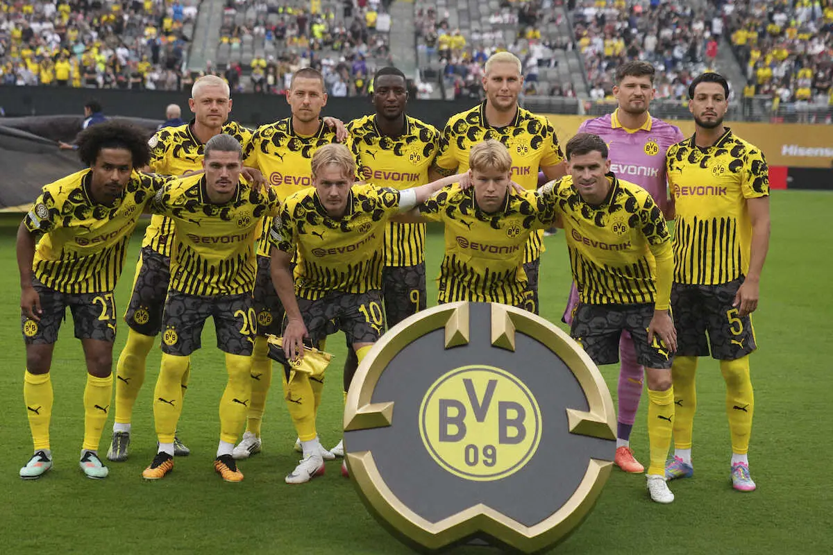 【画像・写真】フルミネンセ戦に先発出場したドルトムントイレブン（AP）