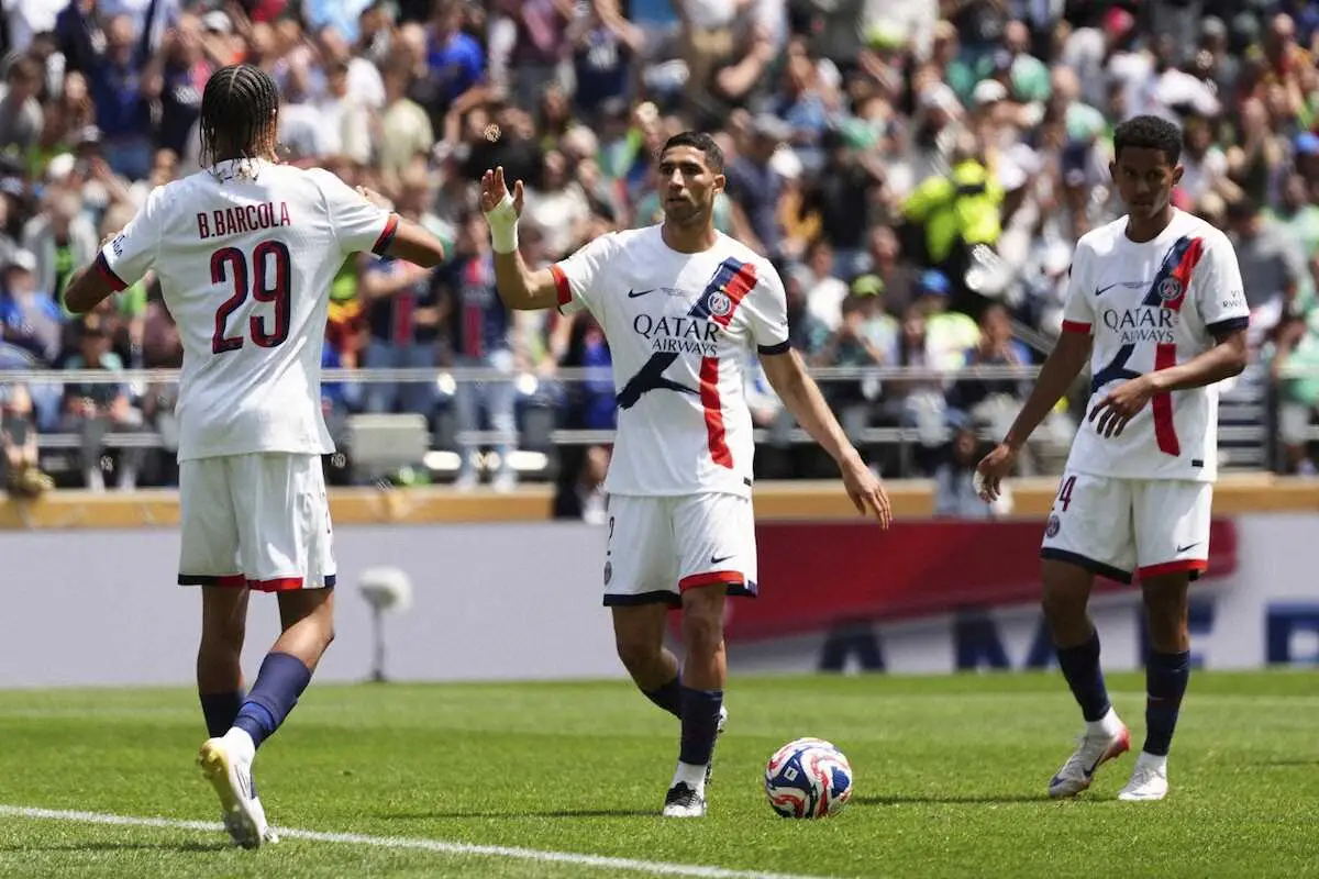 【画像・写真】【クラブW杯】欧州CL王者パリSGが意地の首位通過！　追加点ハキミ「勝利に値した」