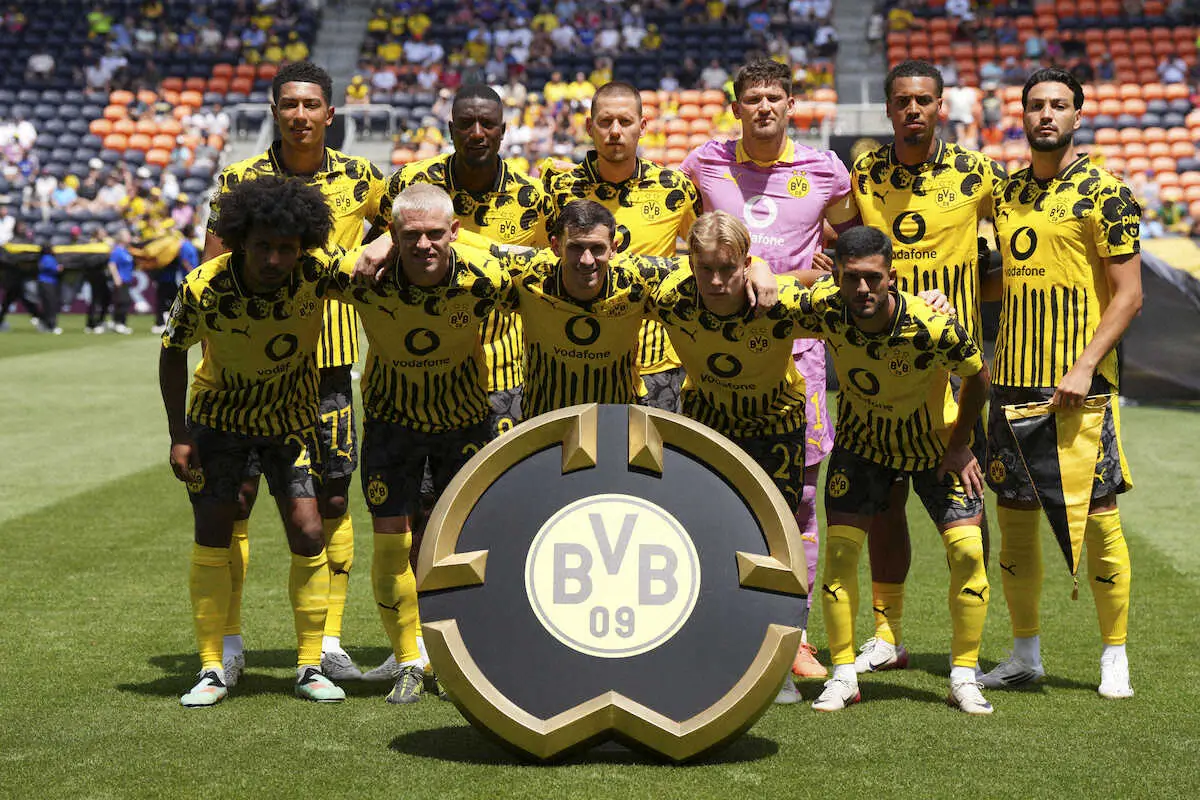 【画像・写真】蔚山戦に先発出場したドルトムントイレブン（AP）