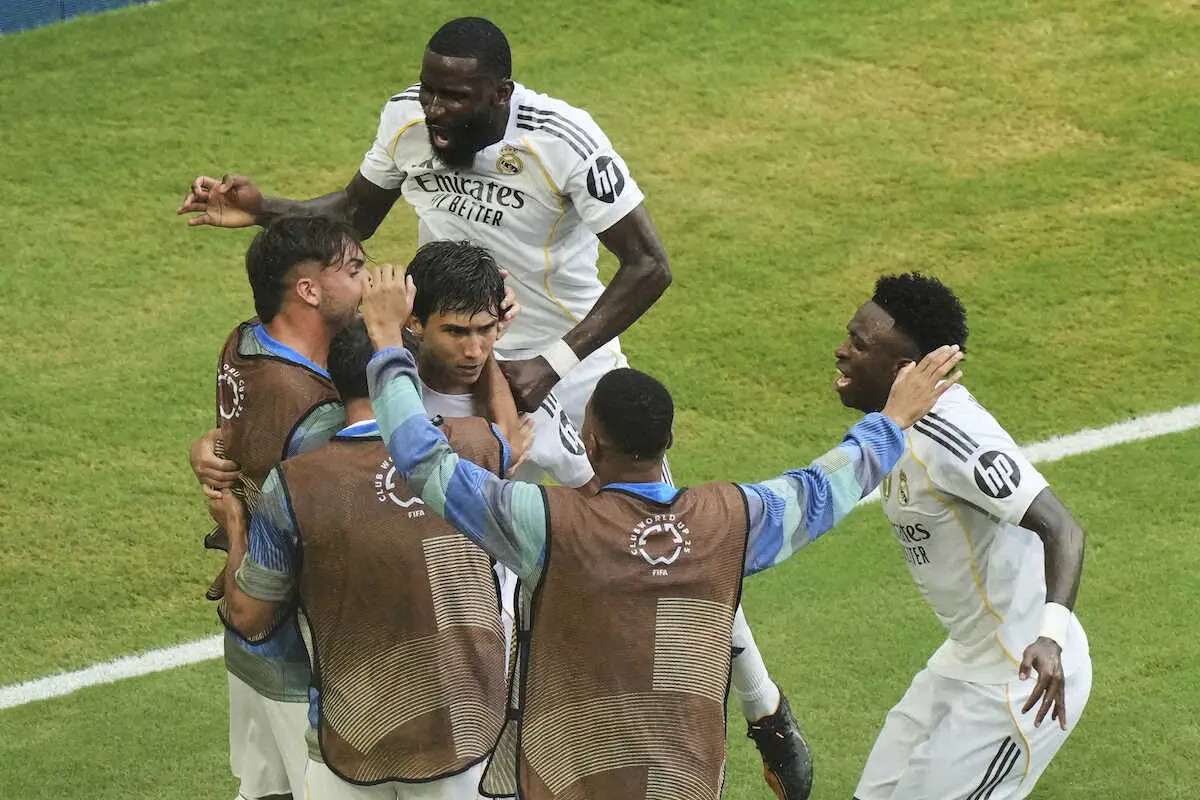 【画像・写真】【クラブW杯】大ブレーク中のレアル21歳新星ガルシアまた決勝点！エムバペは後半途中から今大会初出場