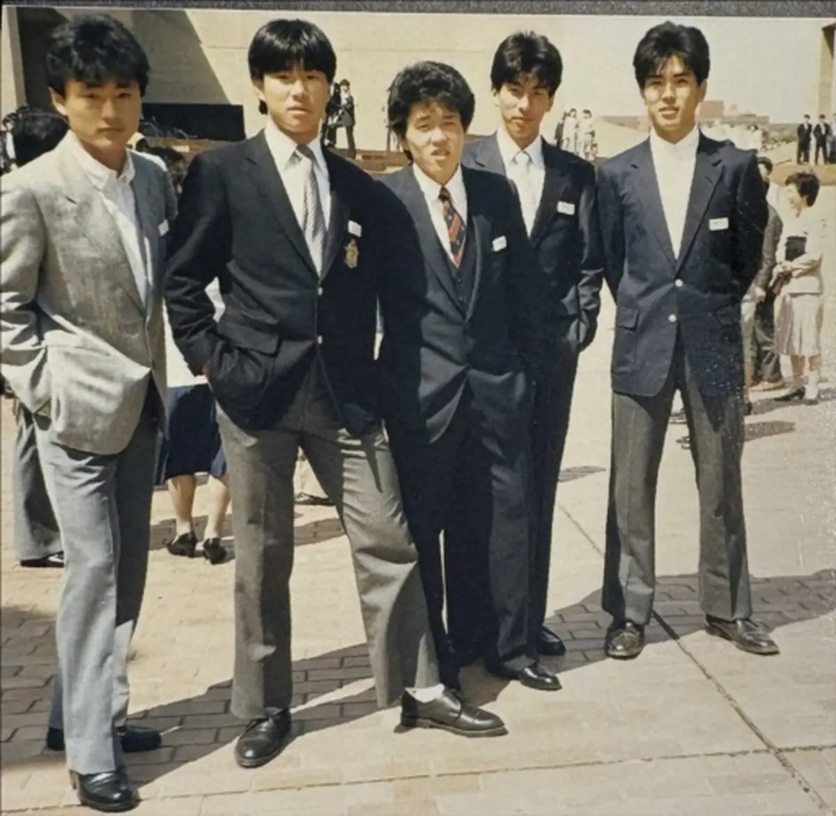 【画像・写真】筑波大学の入学式で。右から2人目が筆者