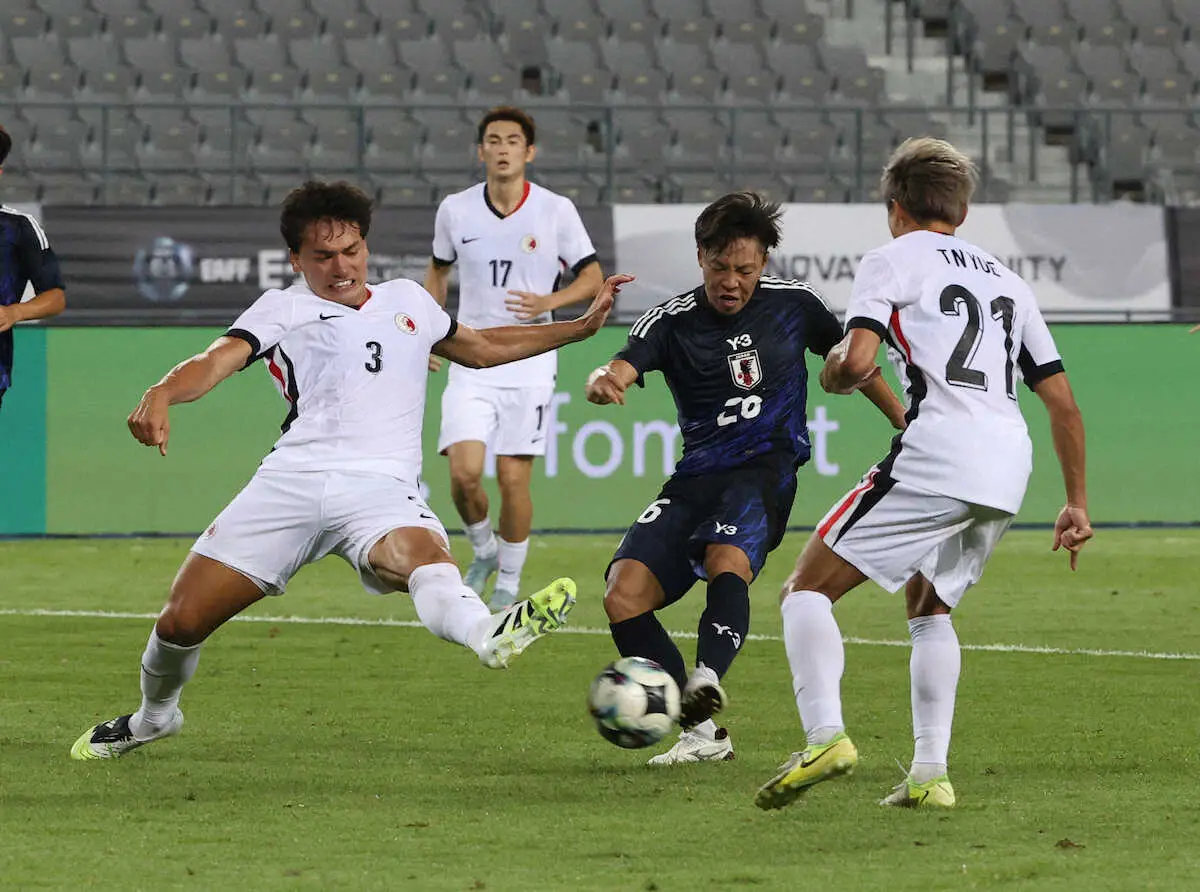 【画像・写真】【E1】中村草太は鮮烈デビュー弾も「他のプレーでは成長が必要」と満足せず　メンバー唯一の大卒ルーキー