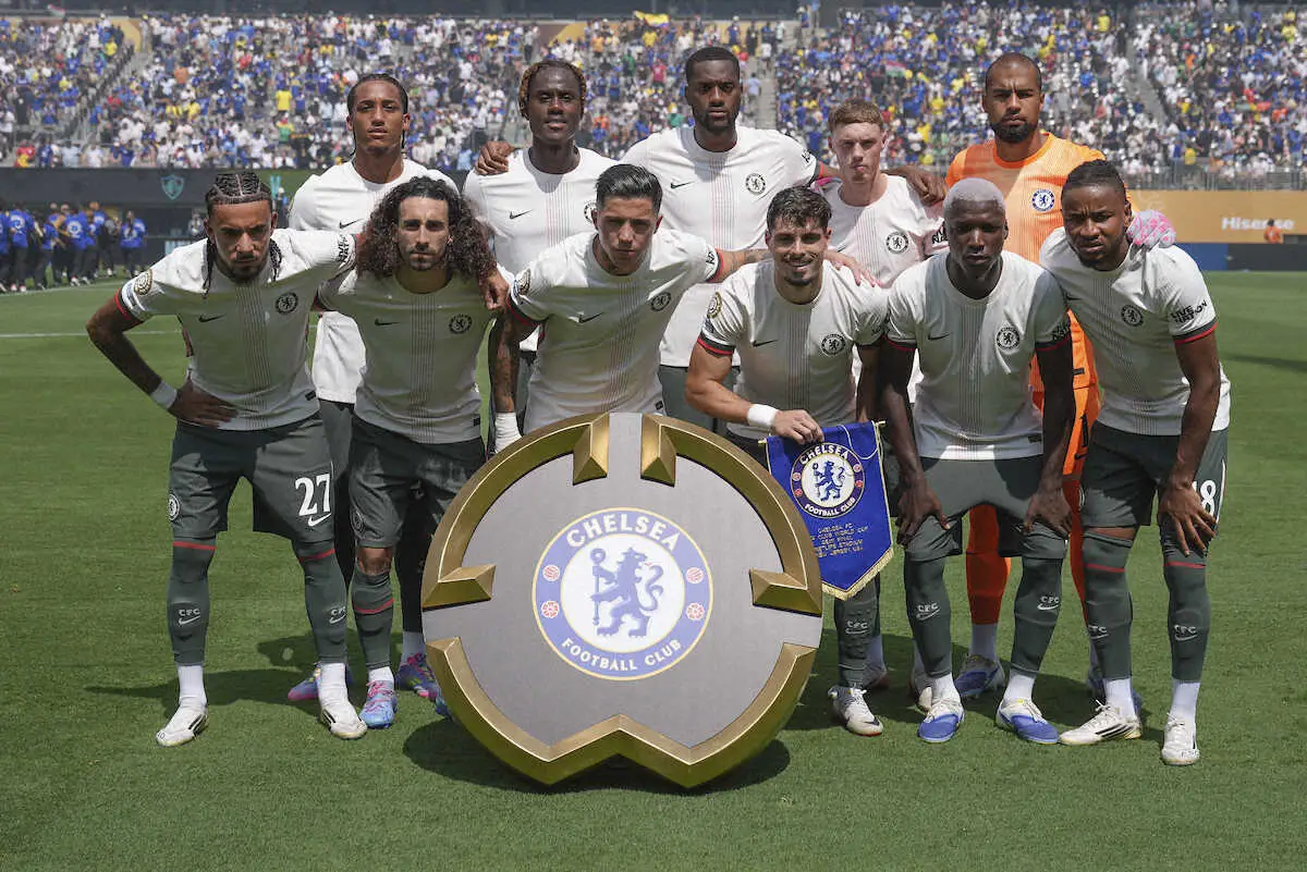 【画像・写真】フルミネンセ戦に先発したチェルシーイレブン（AP）