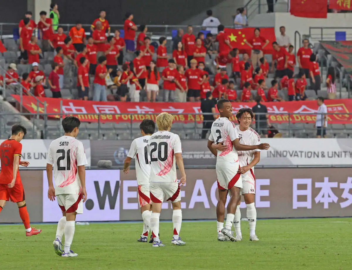 【画像・写真】【E1】MF望月ヘンリー海輝が代表初ゴール！出場2戦目で結果残すも「まだまだ課題はある」