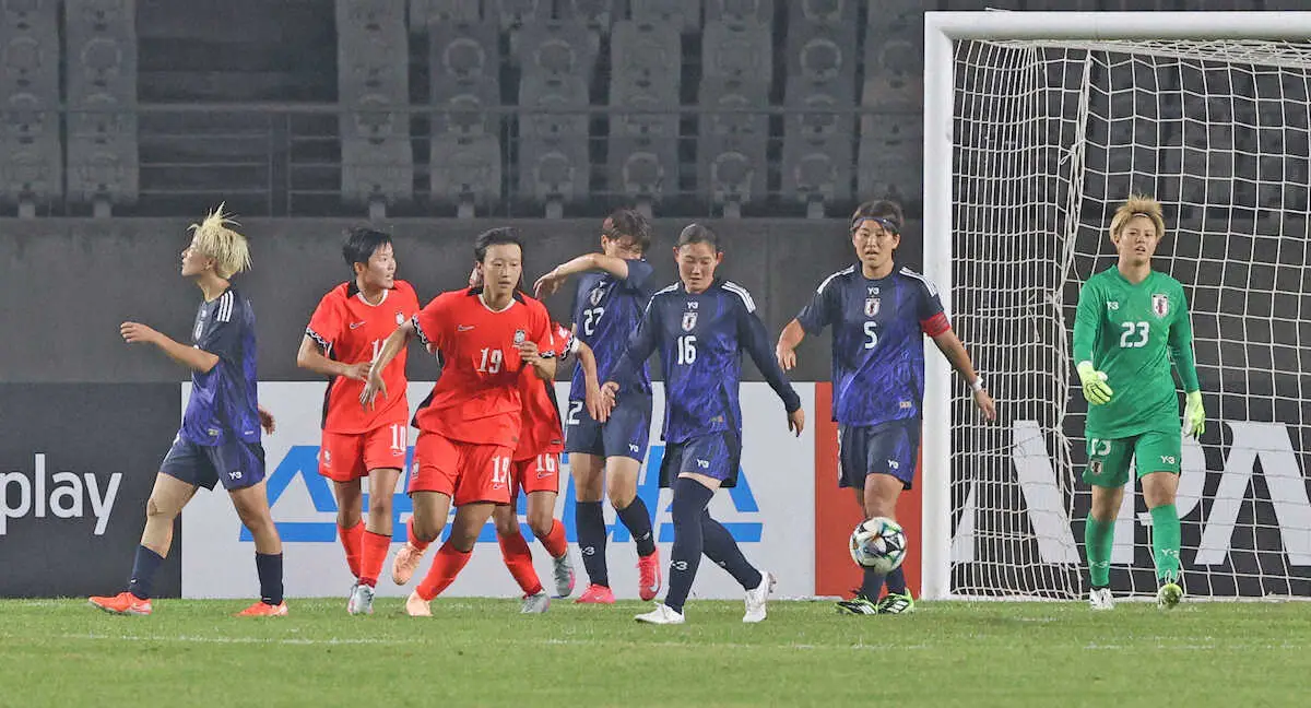 【画像・写真】【E1】なでしこジャパン　終盤に追いつかれ韓国とドロー　MF成宮唯が先制弾も後半失速