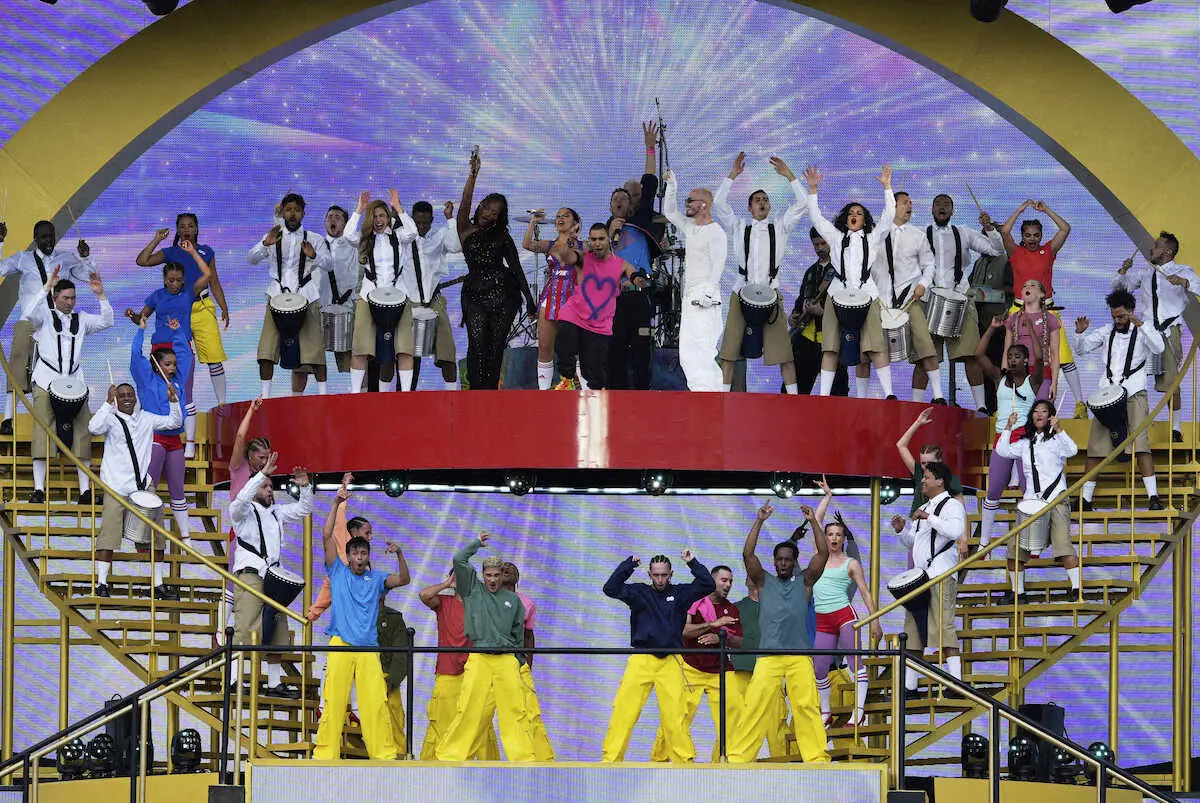 【画像・写真】クラブW杯決勝は豪華なハーフタイムショーが行われた（AP）