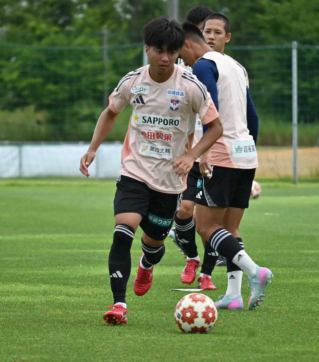 【画像・写真】東洋大戦で結果を残そうと意気込む新潟・若月