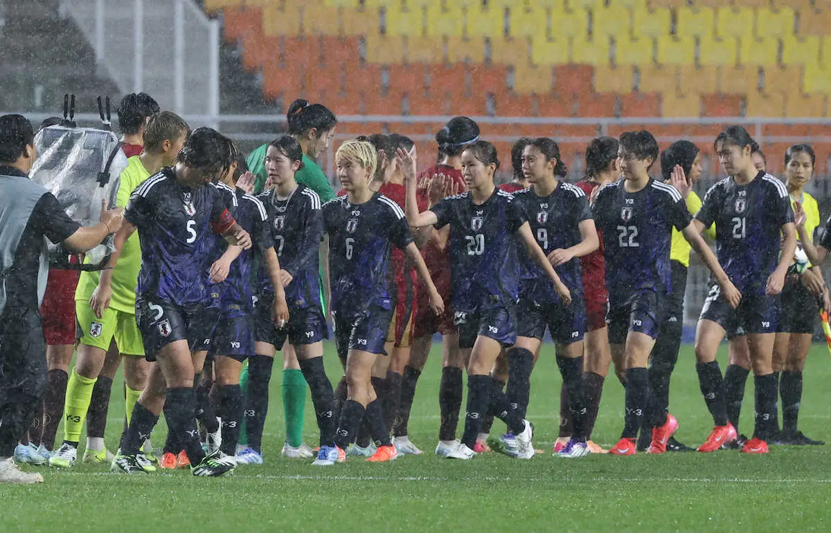 【画像・写真】【E1】なでしこ3連覇ならず…15年大会以来の3位　1勝2分けで3カ国並ぶ混戦　韓国が20年ぶりV