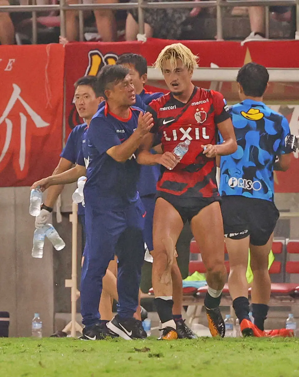 【画像・写真】鹿島　優磨の延長V弾で天皇杯8強進出　雷で50分間中断、後半終了間際に同点弾許すも…福岡との死闘制す