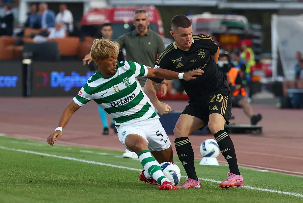 【画像・写真】スポルティング守田はポルトガル1部開幕戦で後半40分まで出場　快勝発進に貢献