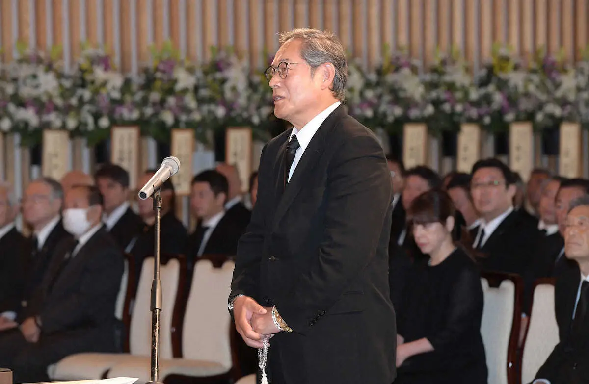 【画像・写真】釜本邦茂さん葬儀　松平健「釜本さんの笑顔が今でも忘れられません」弔辞全文